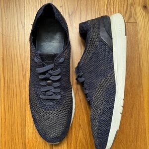 Cole Haan Navy & Taupe Knit Sneakers